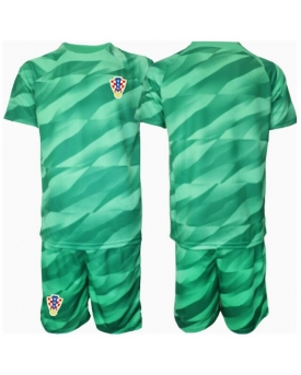 Croazia Portiere Maglia Gara Trasferta Repliche Europei 2024 Bambino